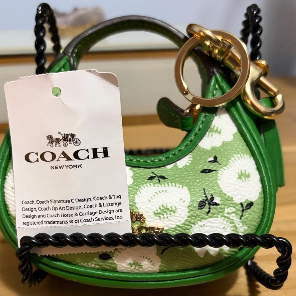 Coach Mini Carmen bag charm - Picture 3 of 3